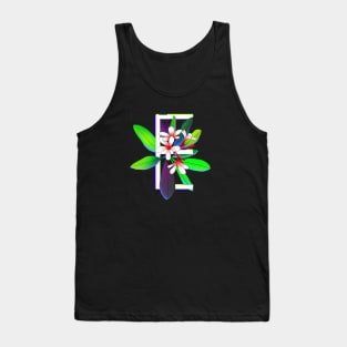 Monogram E neon Tank Top